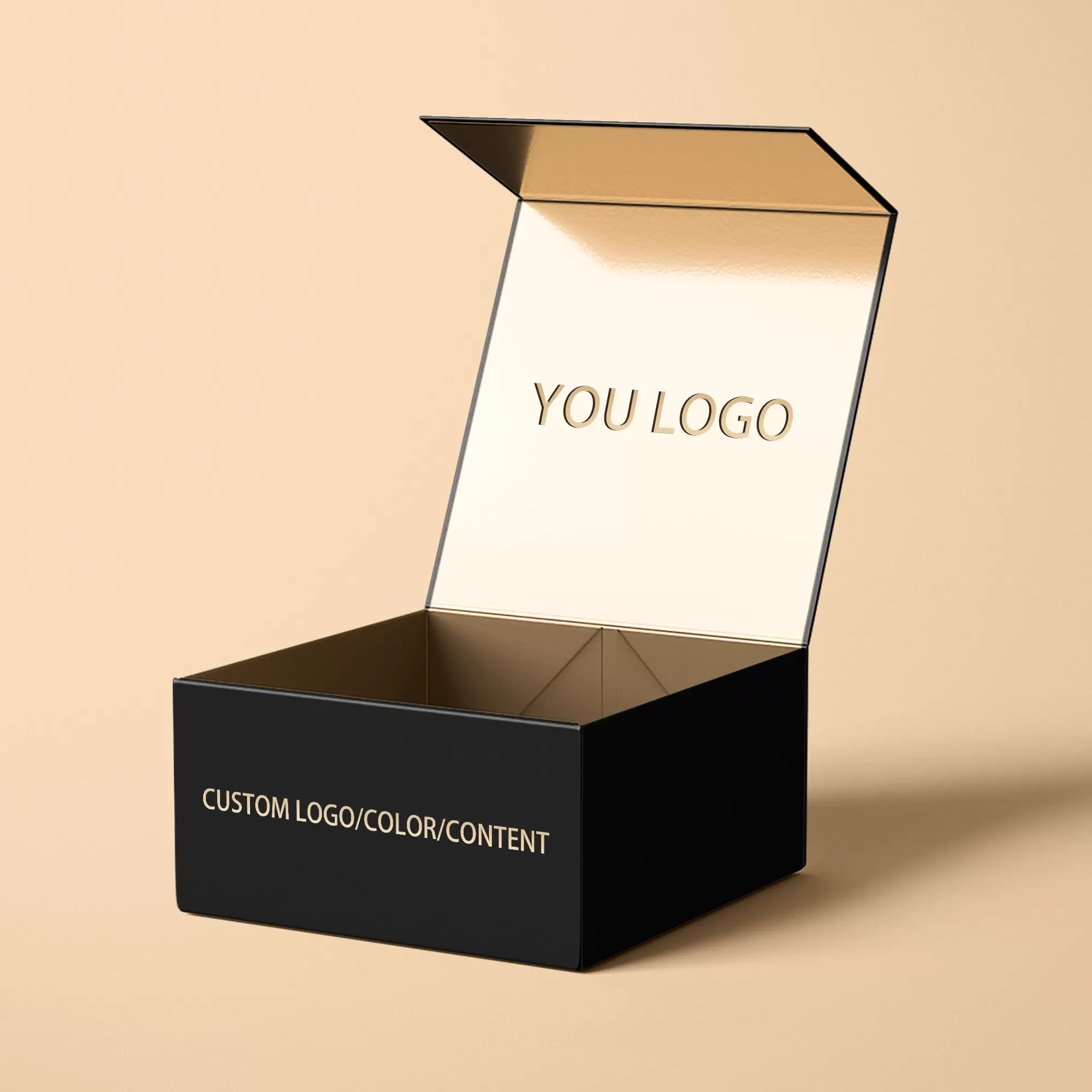 Thumbnail of magnetic packaging box with custom cardboard build